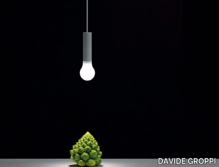 LED IS MORE - LED methacrylate and metal pendant lamp _ DAVIDE GROPPI