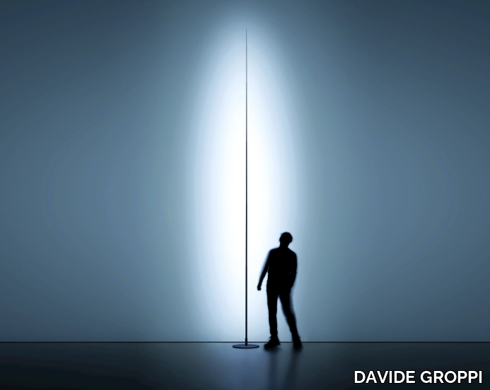 ORIGINE - LED glass-fibre and metal floor lamp _ DAVIDE GROPPI