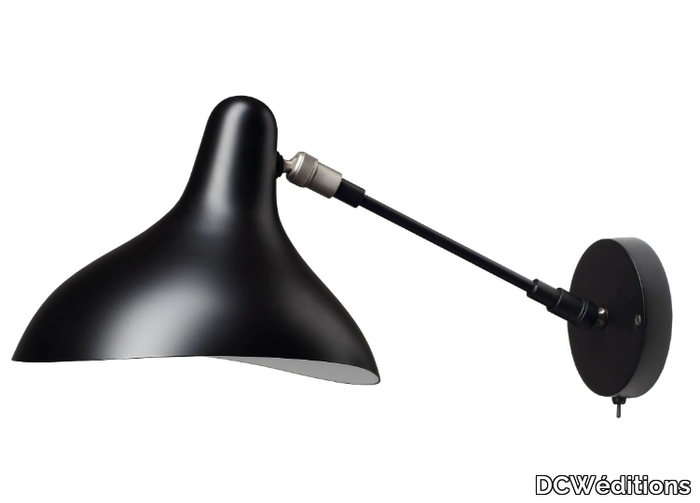 BS5 SW - Steel wall lamp with swing arm _ DCWéditions