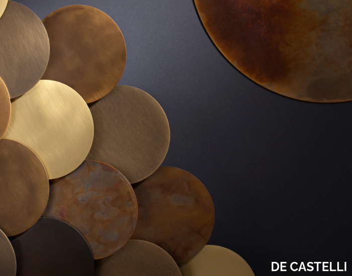 CIRCLE WALL - Modular metal 3D Wall Cladding _ DE CASTELLI