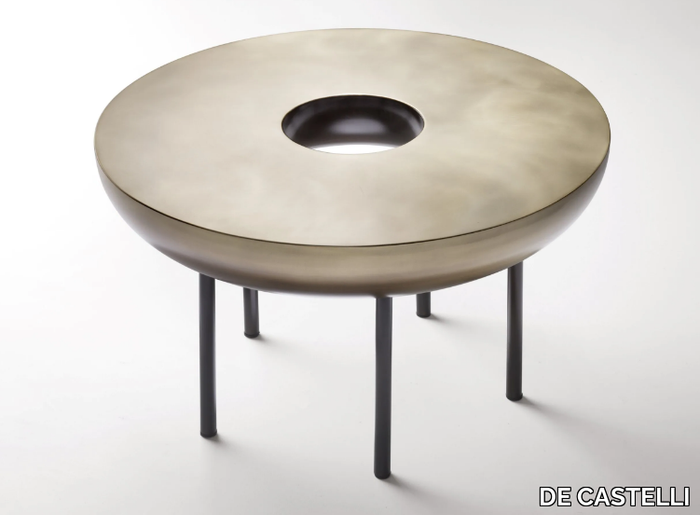 BOTERO - Round metal side table _ DE CASTELLI