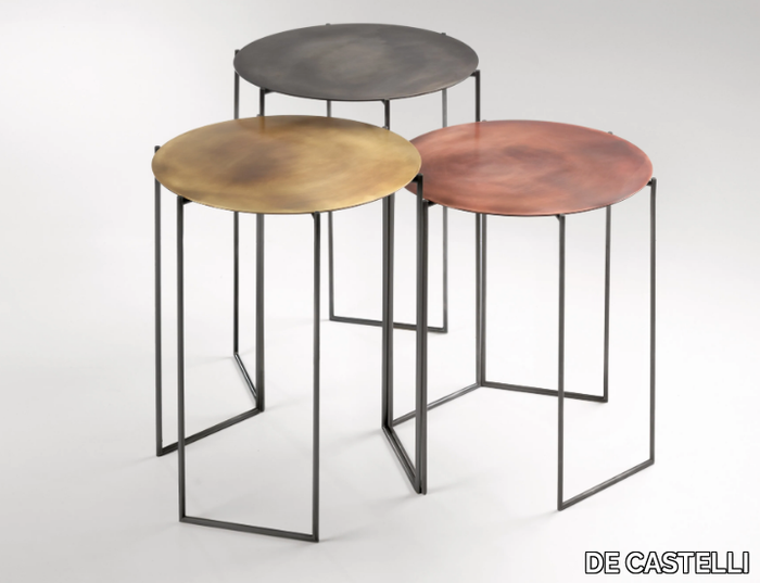 BAND - Round metal coffee table _ DE CASTELLI