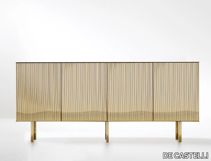 ELIZABETH - Metal sideboard with doors _ DE CASTELLI