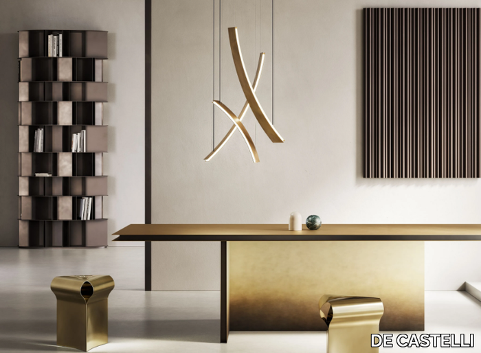 FOLIAGE - Metal pendant lamp _ DE CASTELLI