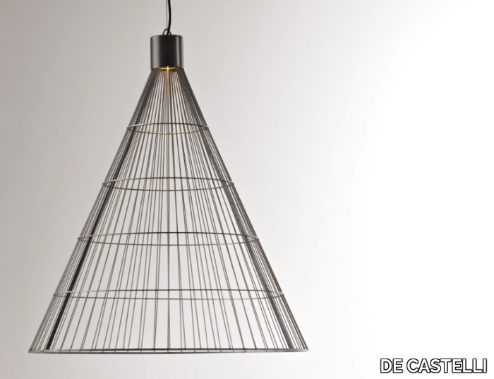 LUCE SOLIDA - Metal pendant lamp _ DE CASTELLI