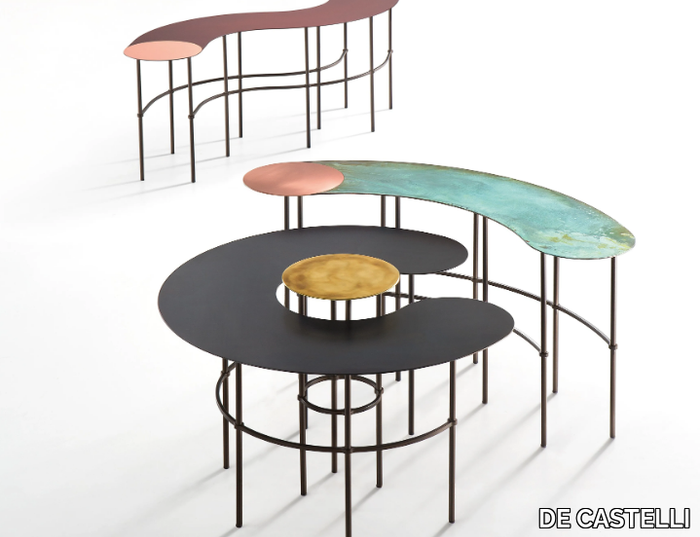 SCRIBBLE - Metal coffee table _ DE CASTELLI