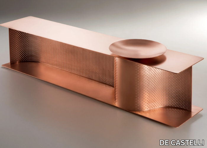 WAVE - Copper bench _ DE CASTELLI