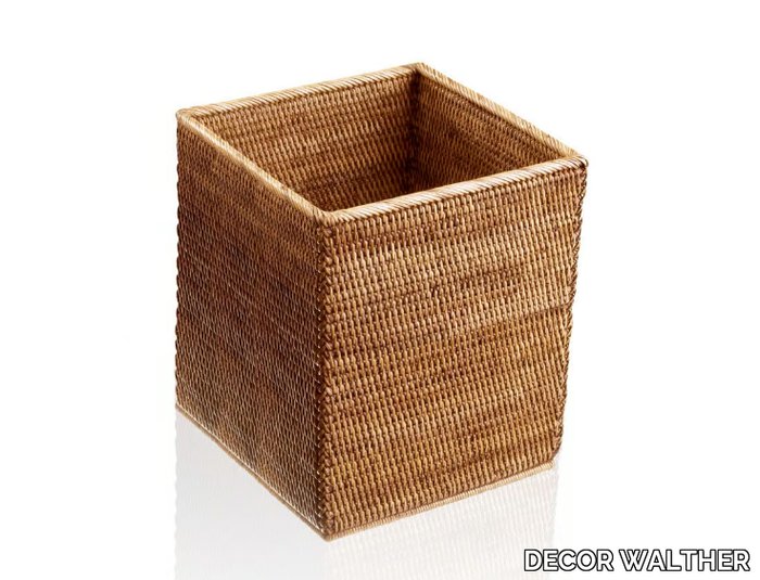 BASKET QK - Rattan bathroom waste bin _ DECOR WALTHER