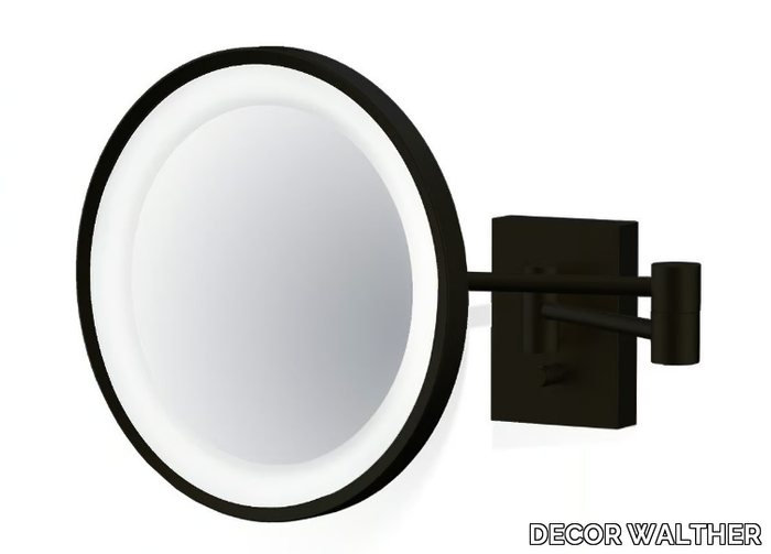 BS 40 LED 7X - Wall-mounted round shaving mirror with integrated lighting _ DECOR WALTHER