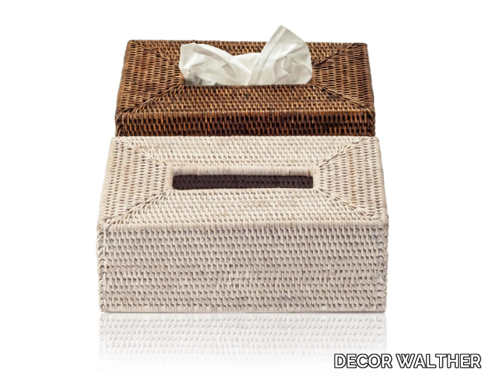 BASKET KBX - Countertop rattan hand towel dispenser _ DECOR WALTHER