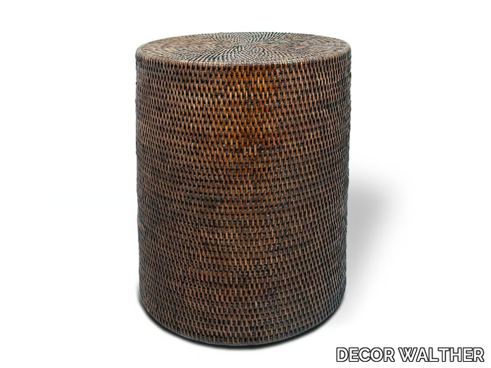 BASKET - Rattan bathroom stool _ DECOR WALTHER