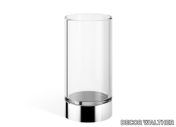 ROUND CENTURY SMG - Countertop glass toothbrush holder _ DECOR WALTHER