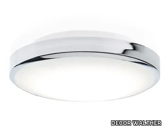 GLOW 28 N LED - LED chrome plated steel ceiling light for bathroom _ DECOR WALTHER