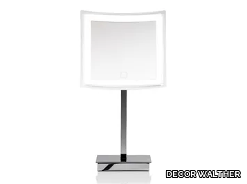 BS 83 TOUCH - Countertop square shaving mirror with integrated lighting _ DECOR WALTHER
