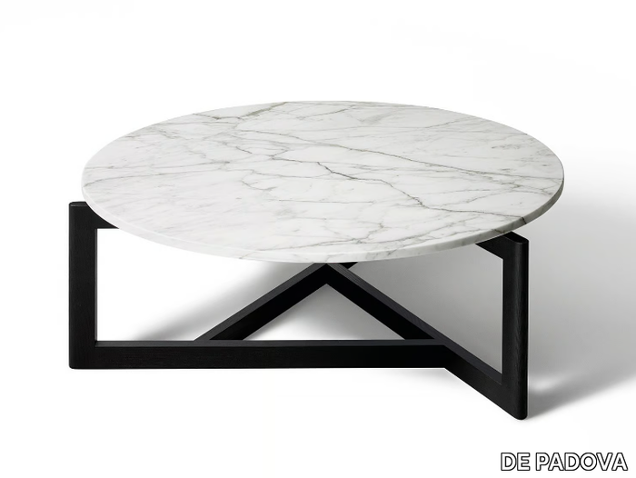 CONNECTICUT - Round marble coffee table _ DE PADOVA