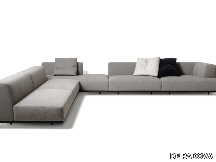 ALBERESE WOOD - Modular fabric sofa _ DE PADOVA