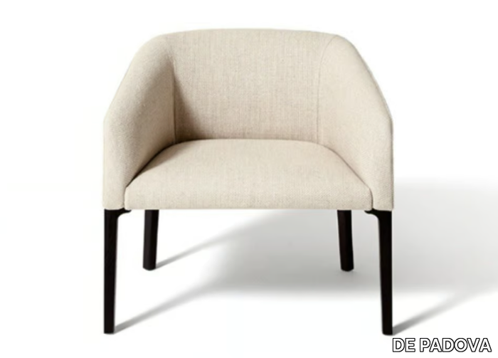 CHESTO - Upholstered fabric easy chair with armrests _ DE PADOVA