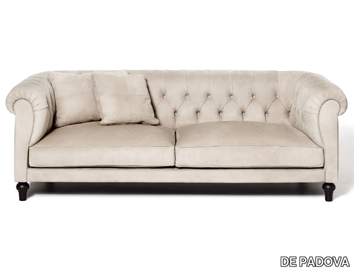 CHESTERFIELD LOUNGE - Tufted leather sofa _ DE PADOVA