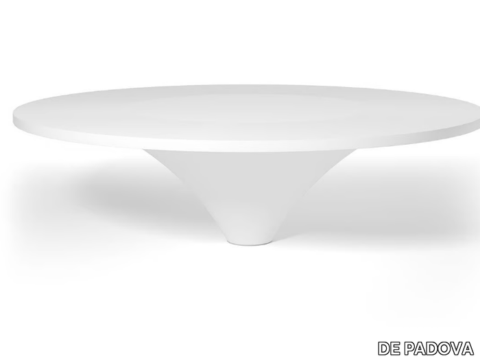 FRENCH CONCESSION - Round Corian® table _ DE PADOVA