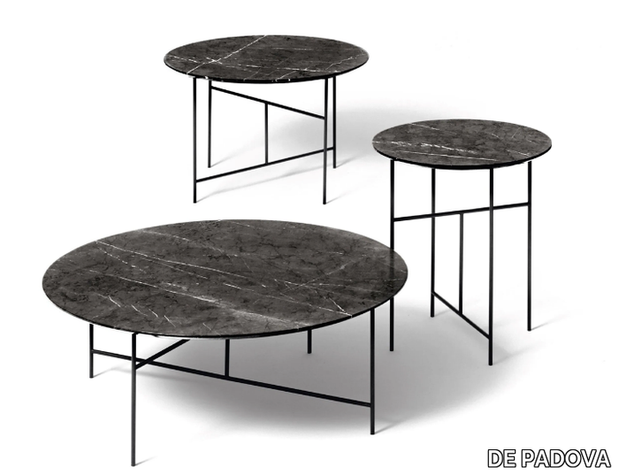 SEN - Round marble coffee table _ DE PADOVA