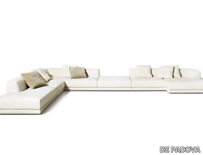 ALBERESE - Modular sectional fabric sofa _ DE PADOVA