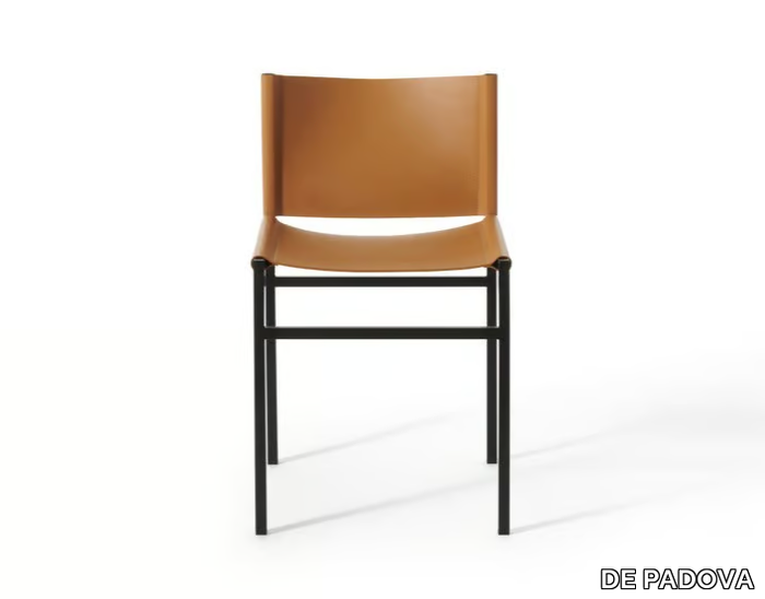 REA OUTDOOR - Tanned leather garden chair _ DE PADOVA