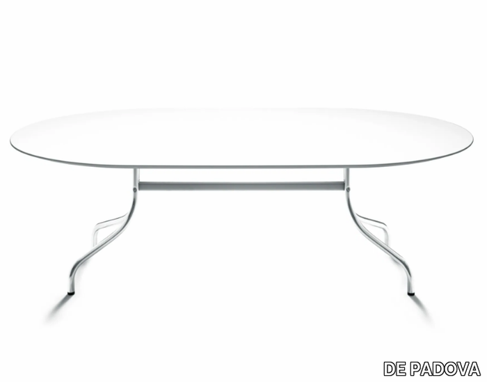 SHINE - Oval HPL table _ DE PADOVA