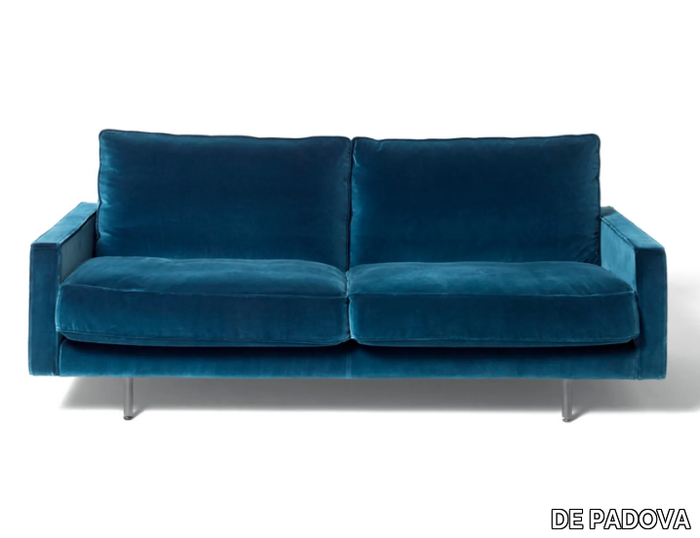 SQUARE TRADITIONAL - 2 seater velvet sofa _ DE PADOVA