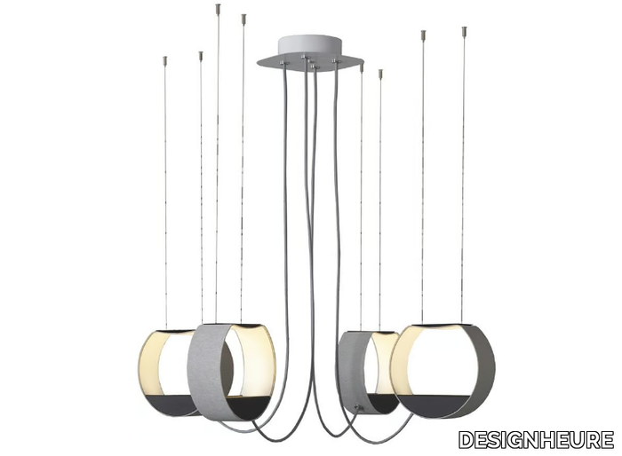 EAU DE LUMIÈRE 4 PETIT - LED pendant lamp _ DESIGNHEURE