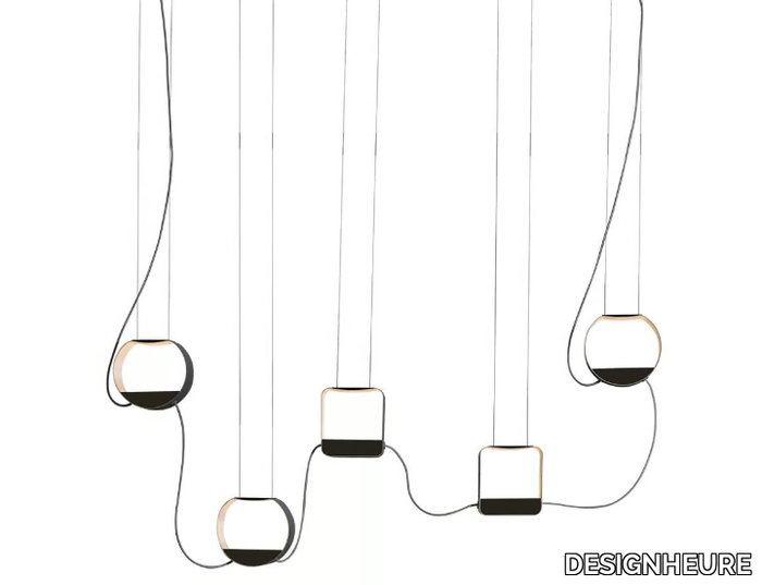 EAU DE LUMIÈRE 5 PETIT - LED pendant lamp _ DESIGNHEURE