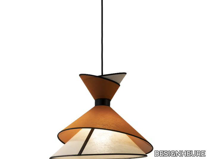 KIMONO GRAND - LED fabric pendant lamp _ DESIGNHEURE