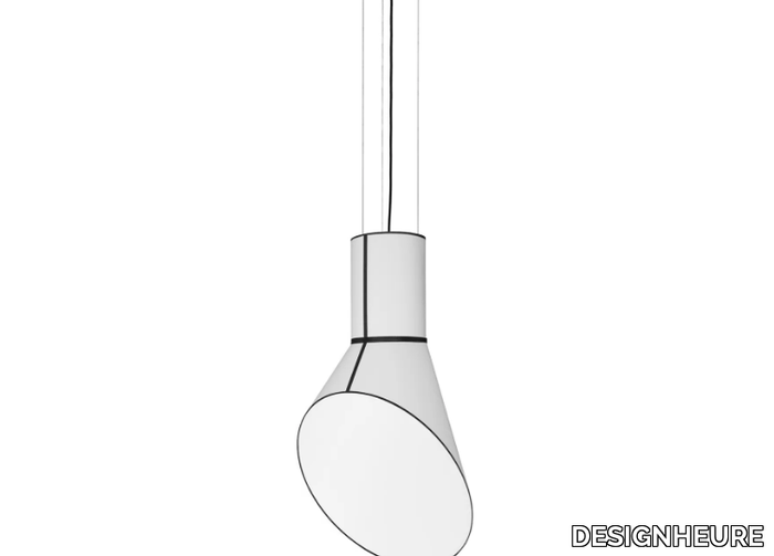 CARGO GRAND - LED steel and PVC pendant lamp _ DESIGNHEURE