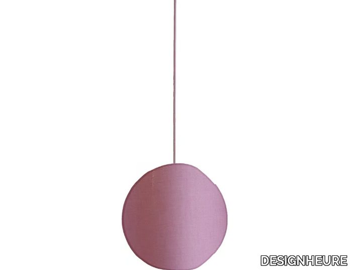 MOON PETIT - LED fabric pendant lamp _ DESIGNHEURE