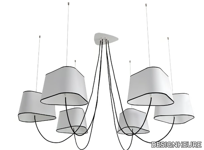 NUAGE 6 GRAND - Fabric chandelier _ DESIGNHEURE