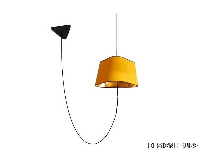 NUAGE DÉPORTÉE MOYEN - LED fabric pendant lamp _ DESIGNHEURE