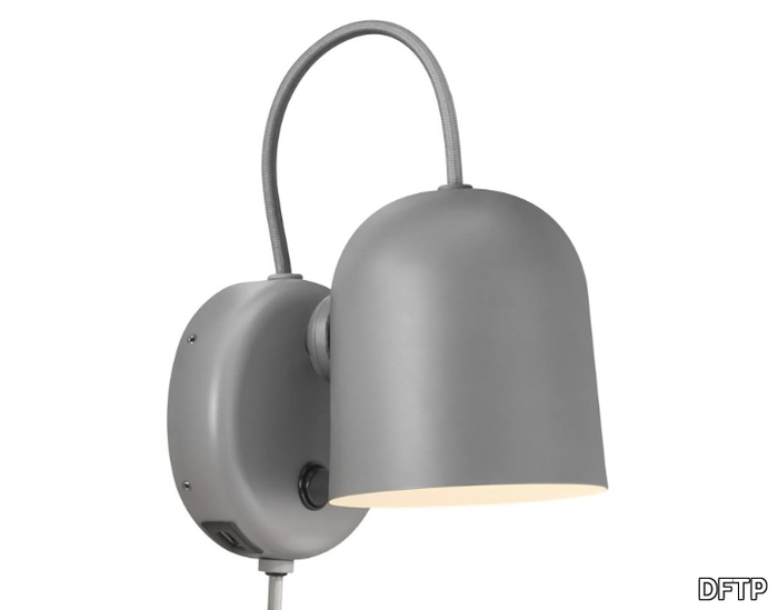 ANGLE - LED adjustable metal wall lamp with USB _ DFTP