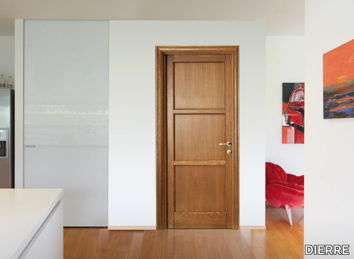 BALDI - Hinged solid wood door _ DIERRE