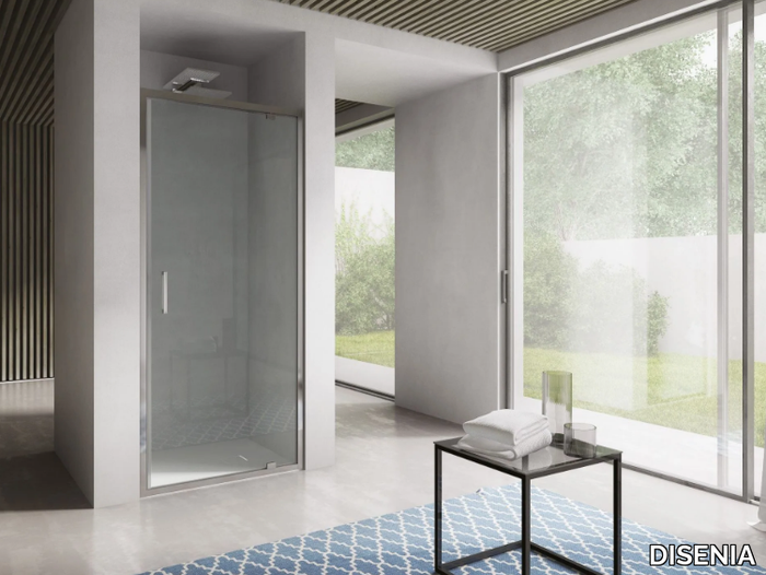 FREE - Niche glass shower cabin with hinged door _ DISENIA