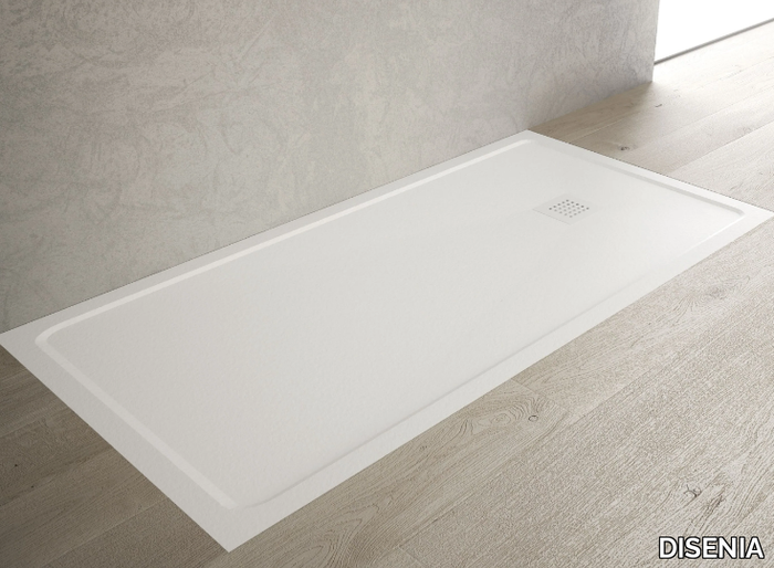 LUNA - Flush fitting rectangular Technogel® shower tray _ DISENIA