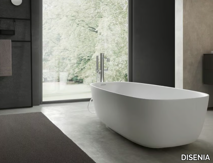 RIVER - Freestanding oval Aquatek bathtub _ DISENIA