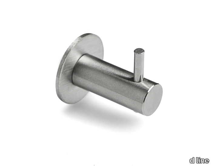 COAT HOOK W/ PIN - Stainless steel robe hook _ d line