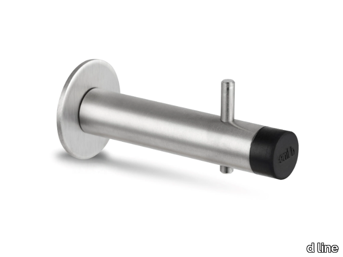 WALL DOOR STOP WITH PIN - Stainless steel doorstop _ d line