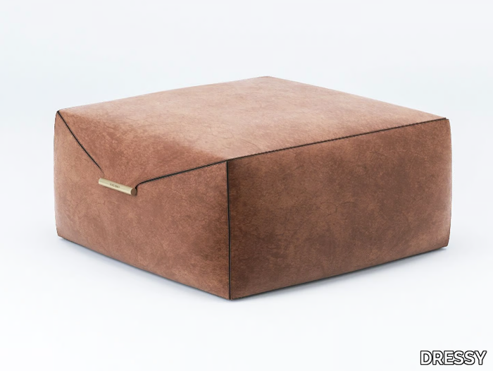 LUGGA - Square upholstered pouf _ DRESSY