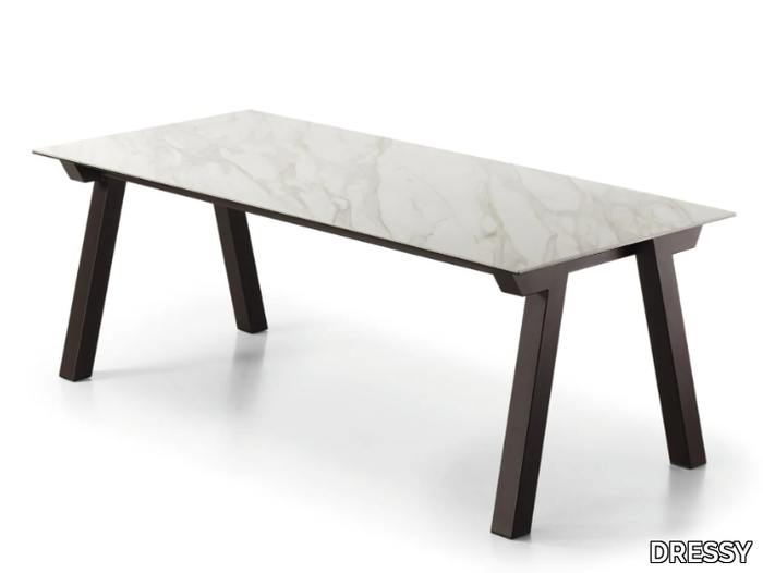 DUERO 526 - Rectangular ceramic dining table _ DRESSY