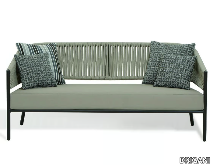 BELIZE - 2 seater aluminium garden sofa _ DRIGANI