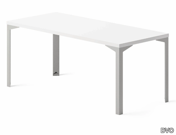 ENNA - Sectional melamine and plate writing desk _ DVO