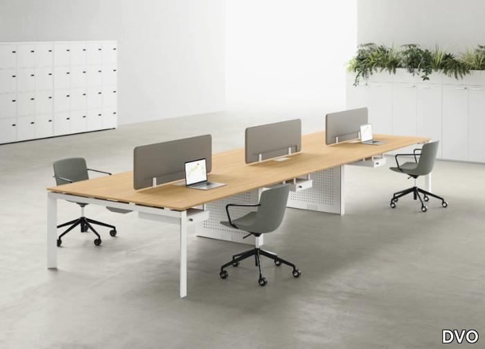 ENTITY - Sectional metal and melamine office desk _ DVO