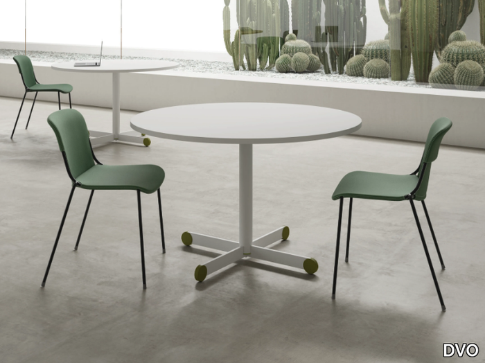 OSLO - Round melamine meeting table _ DVO