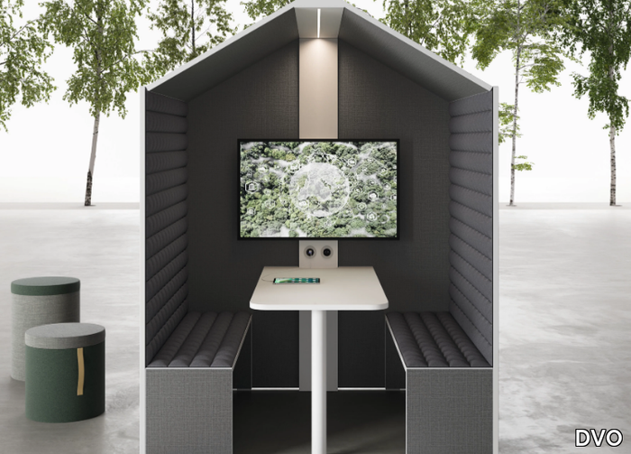 SHELL - Acoustic felt meeting pod _ DVO