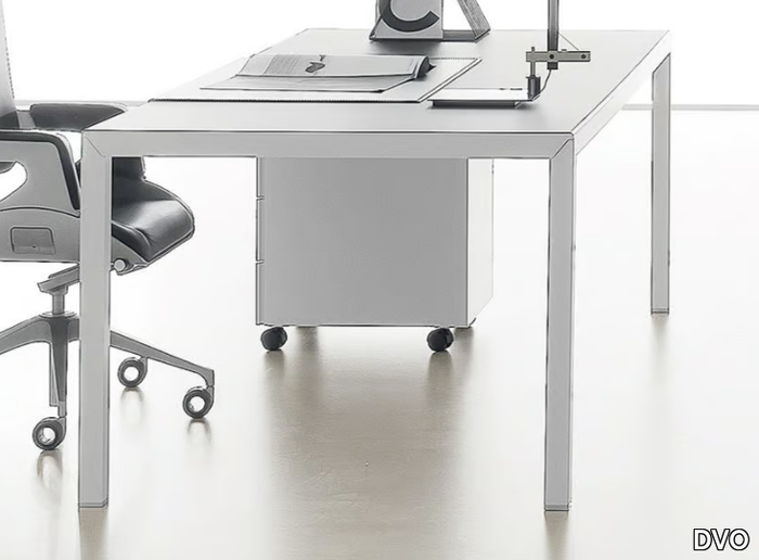 RYM - Sectional extruded aluminium and melamine office desk _ DVO